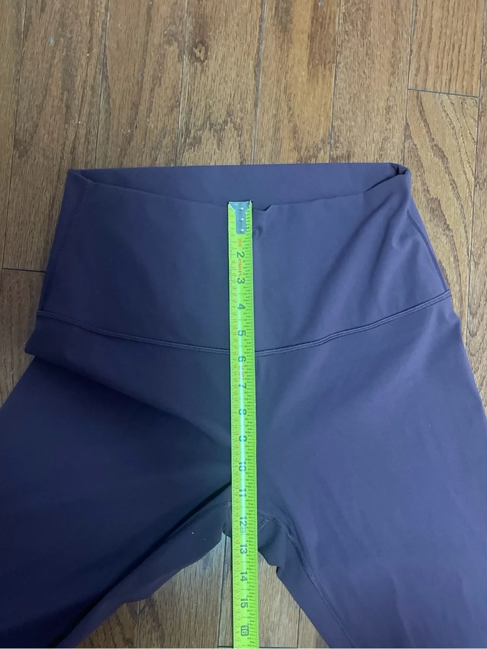 Lululemon High-Waist Athletic Leggings in Wine Sz 12 sports yoga